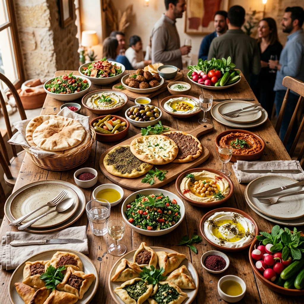 Lebanese Catering Spread