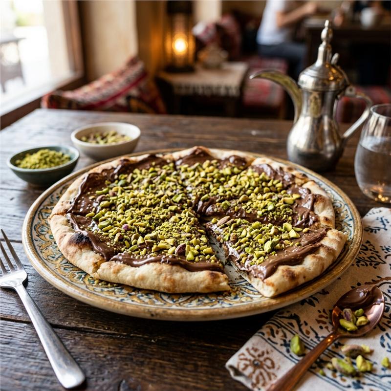Dubai (Nutella & Pistachio) Pie