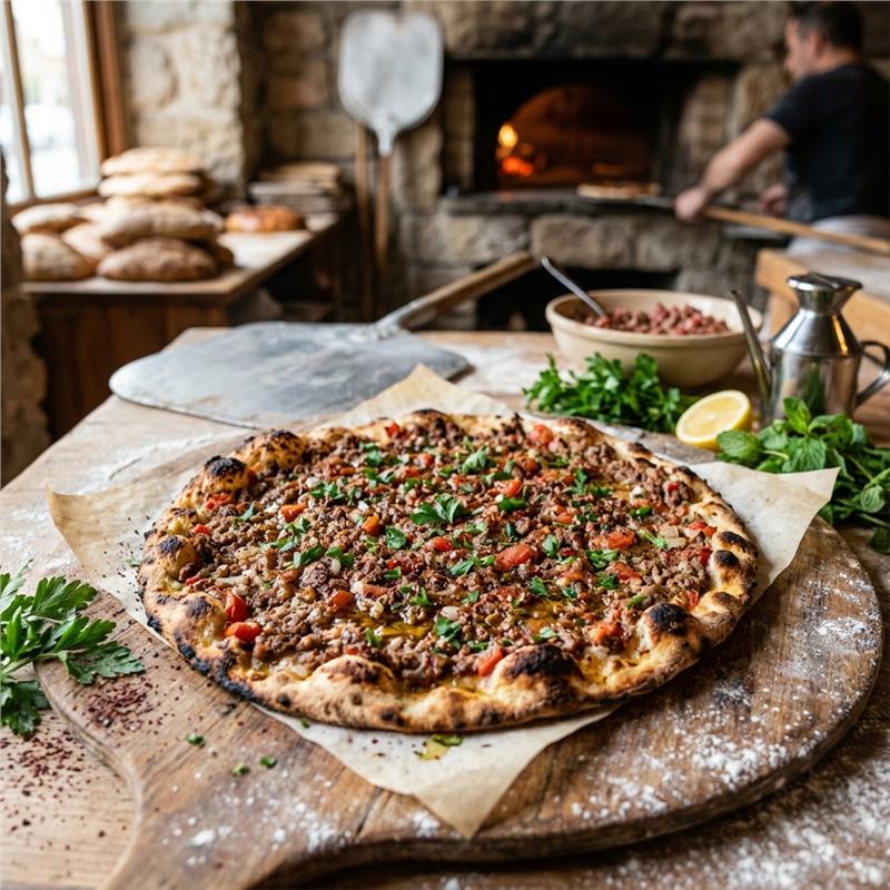 Small Meat Flatbread