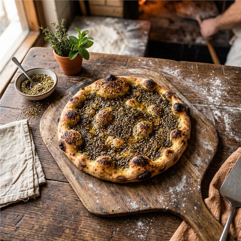 Large Zattaar Flatbread